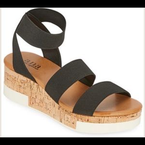 a.n.a. Strappy Espadrille Platform Wedge Size